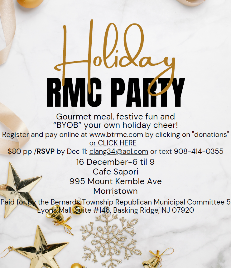 Holiday RMC Party flyer